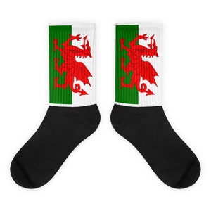 Wales (Vertical flag) | Socks