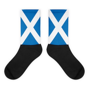 St. Andrew&#39;s Cross | Socks | Vertical flag