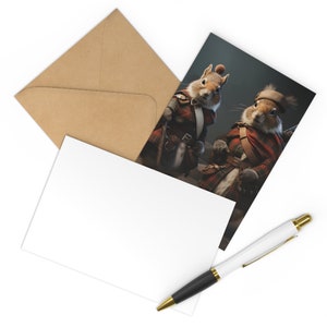 Les MacChipmunk Scottish Highlanders of Acornmoor Cartes postales (7 pièces)