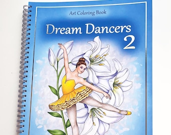 ドリームダンサー2 大人向け塗り絵 - 手描きアーティスト版