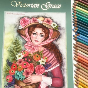 Victorian Coloring Book Victorian Grace High quality artist image 2