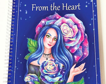 From the Heart, Coloring Book for adults, High quality artist print