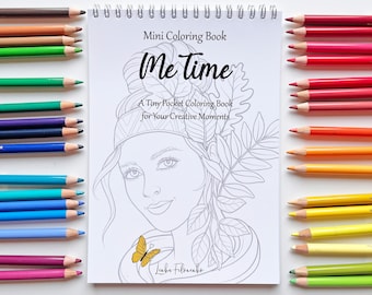 ミニぬり絵本「Me Time」、アーティストプリント
