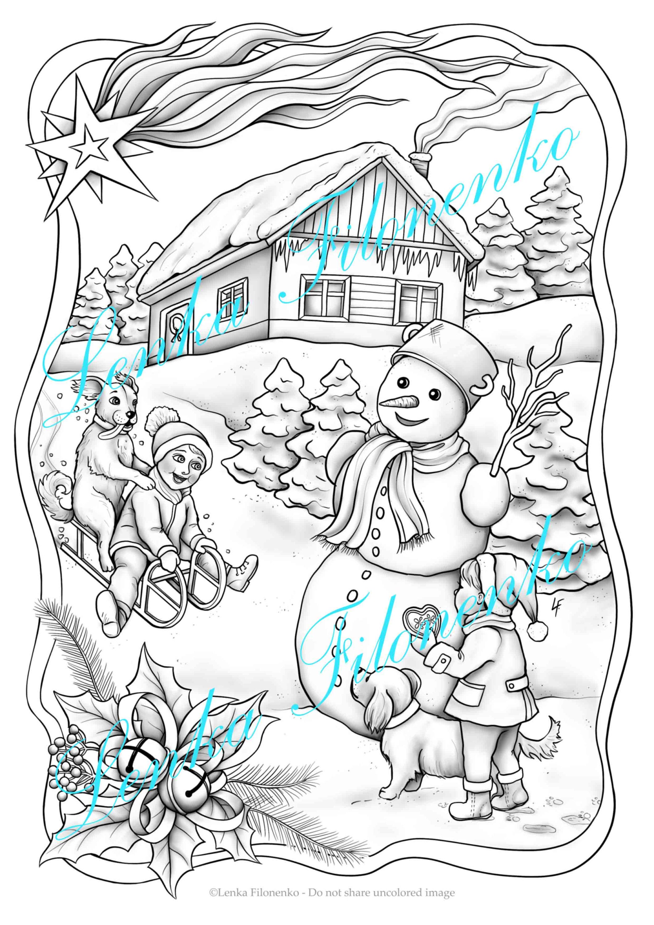 Stream <PDF> ❤ Bold And Easy Large Print Christmas Coloring Book