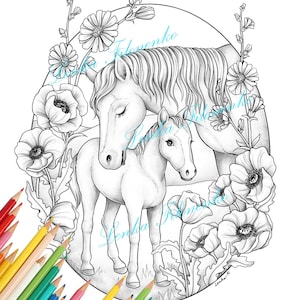 Hallo lente kleurboek – babydieren en bloemen, A4-kunstenaarseditie afbeelding 4