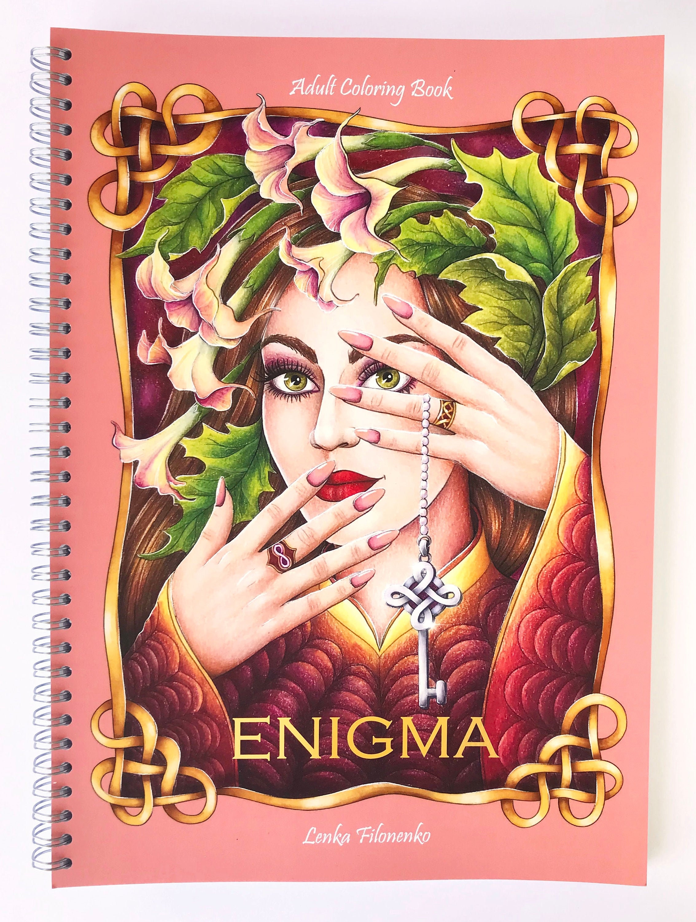 Download Enigma Coloring Book For Adults Coloring For Grown Ups Art Etsy