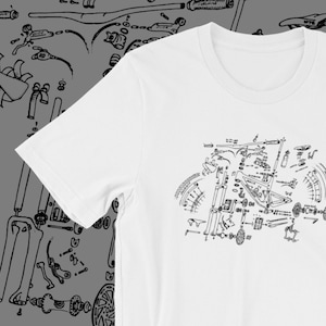 Mountain Bike Blueprint shirt