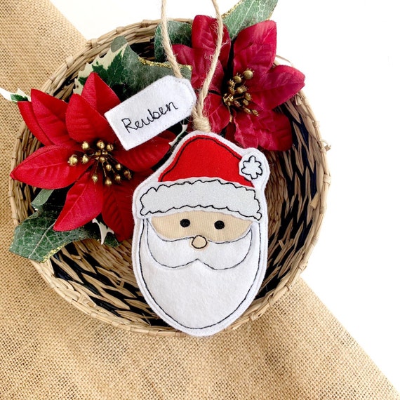 Personalised Father Christmas Tree Decoration