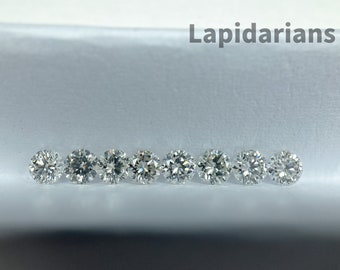 Loose Diamonds Lot 8 pieces 3.00mm size