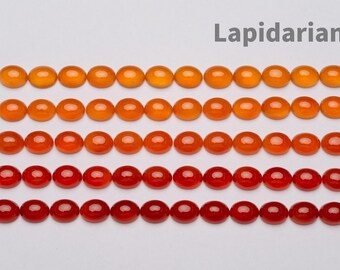 Natuurlijke carneool cabochons 7*9 mm ovalen 1e kwaliteit
