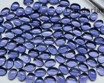 Natural Iolite 5*7mm oval Cabochons.