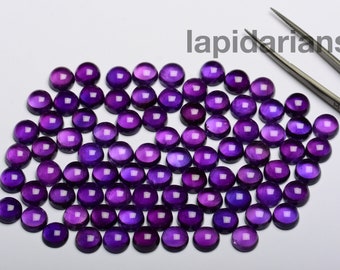 Afrikanische Amethyst Cabochons 8mm Rundungen 1.Qualität