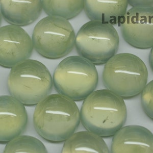 Natürliche Prehnit 8 mm Runde Cabochons