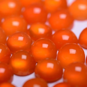 Carnelian cabochon 6mm rounds 1st quality