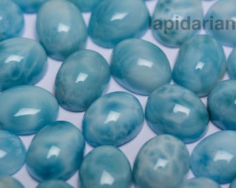Kaboszony Larimar 8*10 mm owale AAA