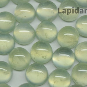 Natürliche Prehnit 6 mm Runde Cabochons