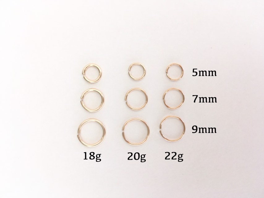 18g Gold Filled Nose Ring Set Of 3 / Piece Etsy 