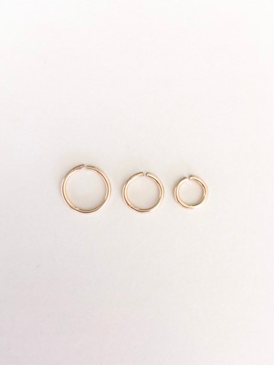 18g Gold Filled Nose Ring Set of 3 / 3 piece Nose Ring Set / Etsy
