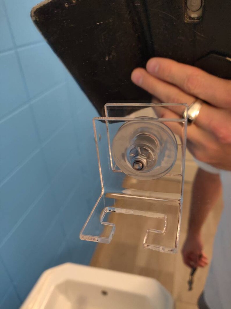 Razor Holder Mirror Attaching Razor Organizer Etsy