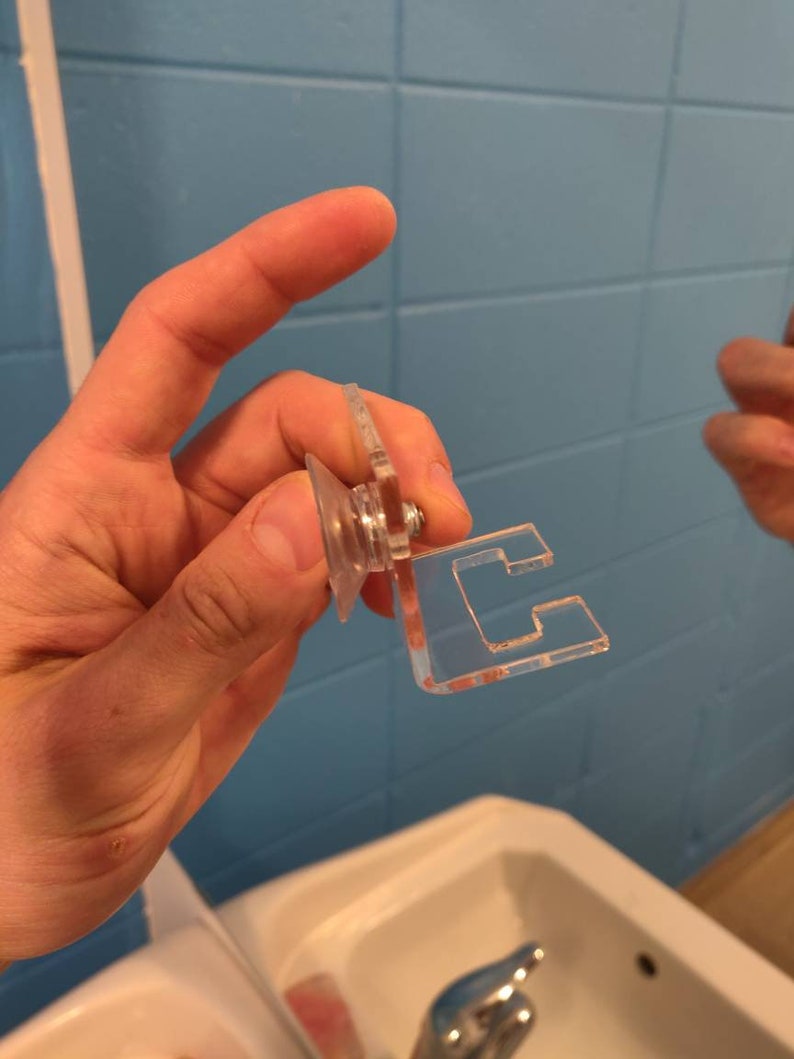 Razor Holder Mirror Attaching Razor Organizer Etsy