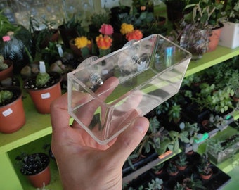Window Planter - Suction Cup Attaching - 5" x 2" x 2" Tall - Easy to attach and works brilliantly!