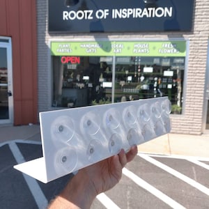 Window Shelves White - Various Sizes - White Window Shelf - Custom - Window Attaching Suction Cup - Works Great and Well Tested Product!