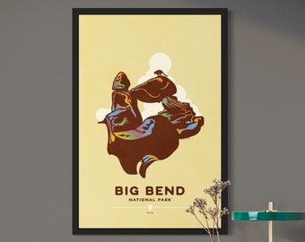 Big Bend National Park Giclée Art Print - National Park Poster -  Home Decor