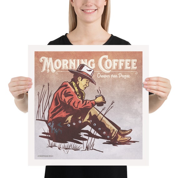 Illustrations - The Cowboy —Greca (Coffee Maker)