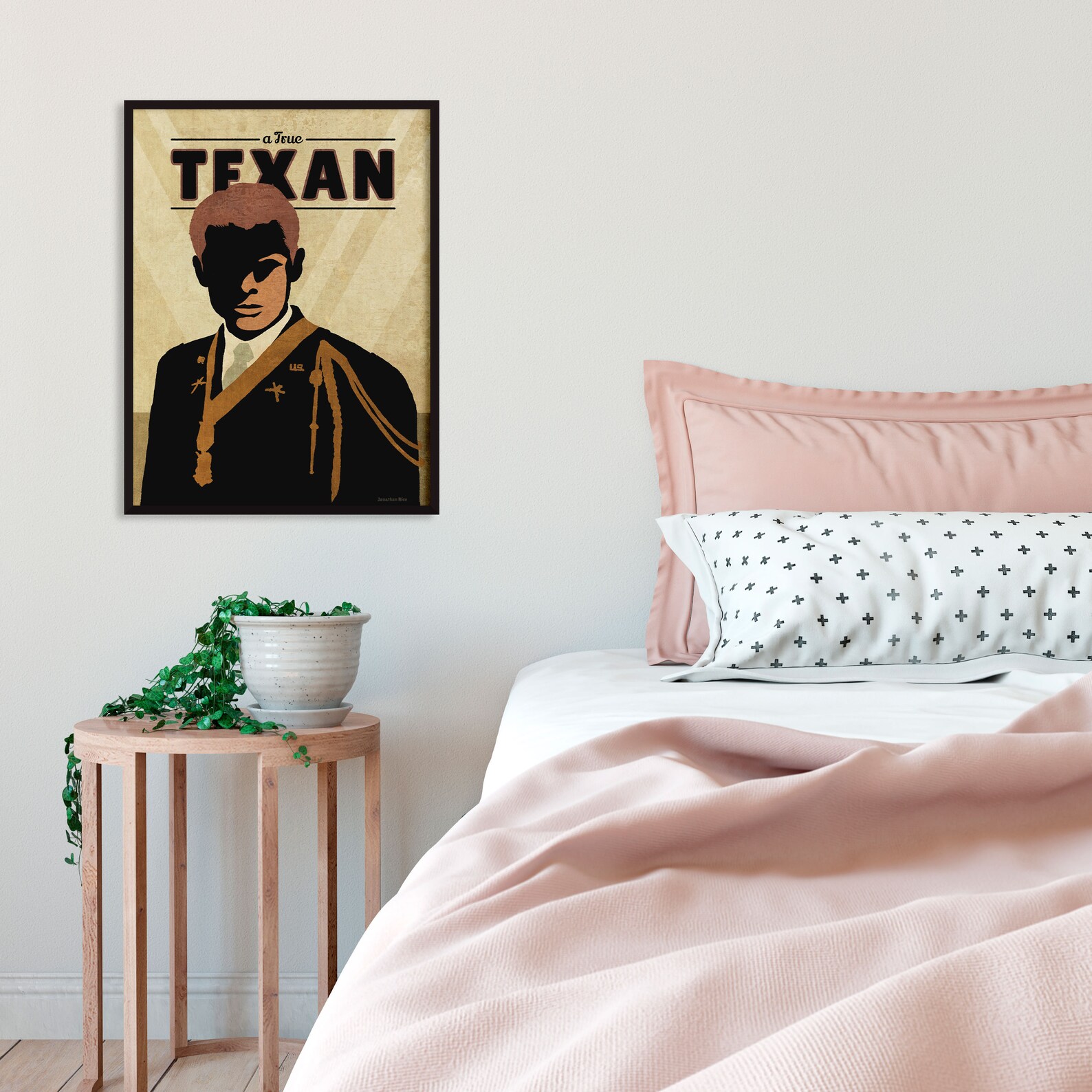 Audie Murphy Wall Art Print Silhouette Poster Texas - Etsy