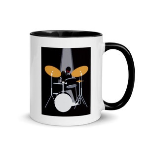 Stunning Jazz Drummer Mug - Jazz Music Gift - Gift for musician - Gift for Her - Gift for Him