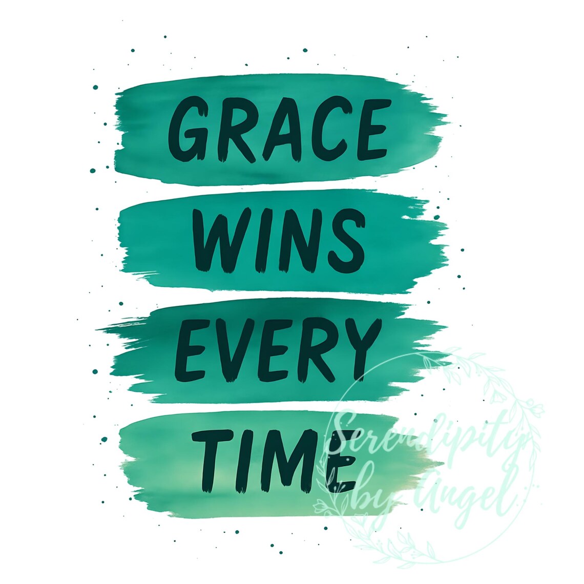 Grace Wins Every Time SVG: Christian Faith Decal (digital Download ...