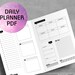 Susan reviewed Foldable Daily Planner Printable PDF, Print+Fold, Log, Notes, Templates, Daily To Do List, A4, A5, Letter, Half-size