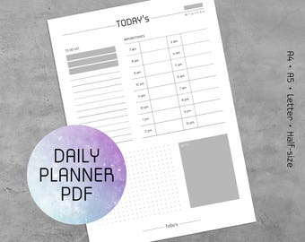 weekly planner printable pdf printable weekly log template etsy