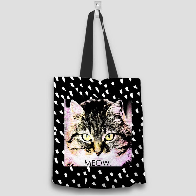 Tabby Cat Totebag Tote Bag Cat Lover Gift Cat Lady Gift Tote Etsy UK