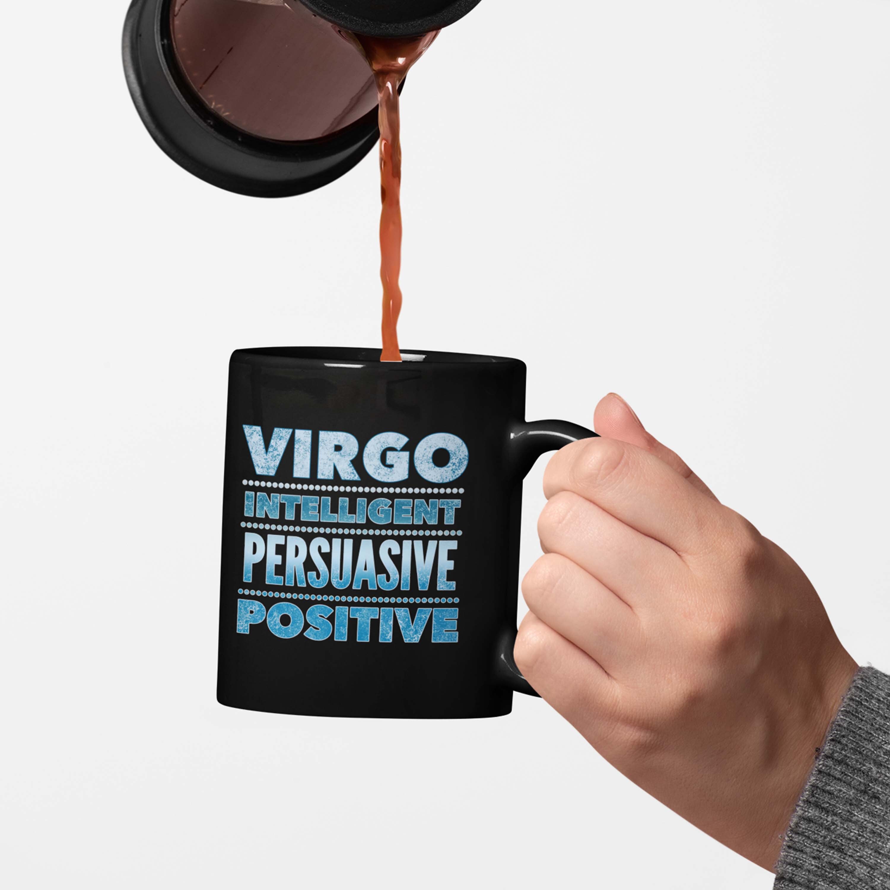 Virgo Astrología Cita Taza Horóscopo Taza Zodíaco Signo Taza de Café(02)