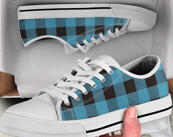 buffalo plaid sneakers