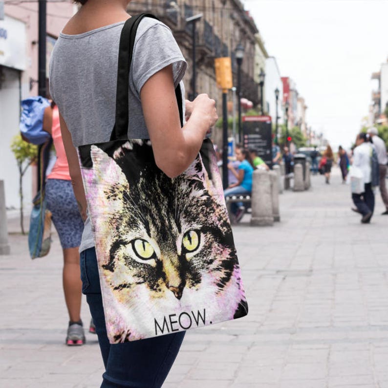 Tabby Cat Totebag Tote Bag Cat Lover Gift Cat Lady Gift Tote Etsy UK