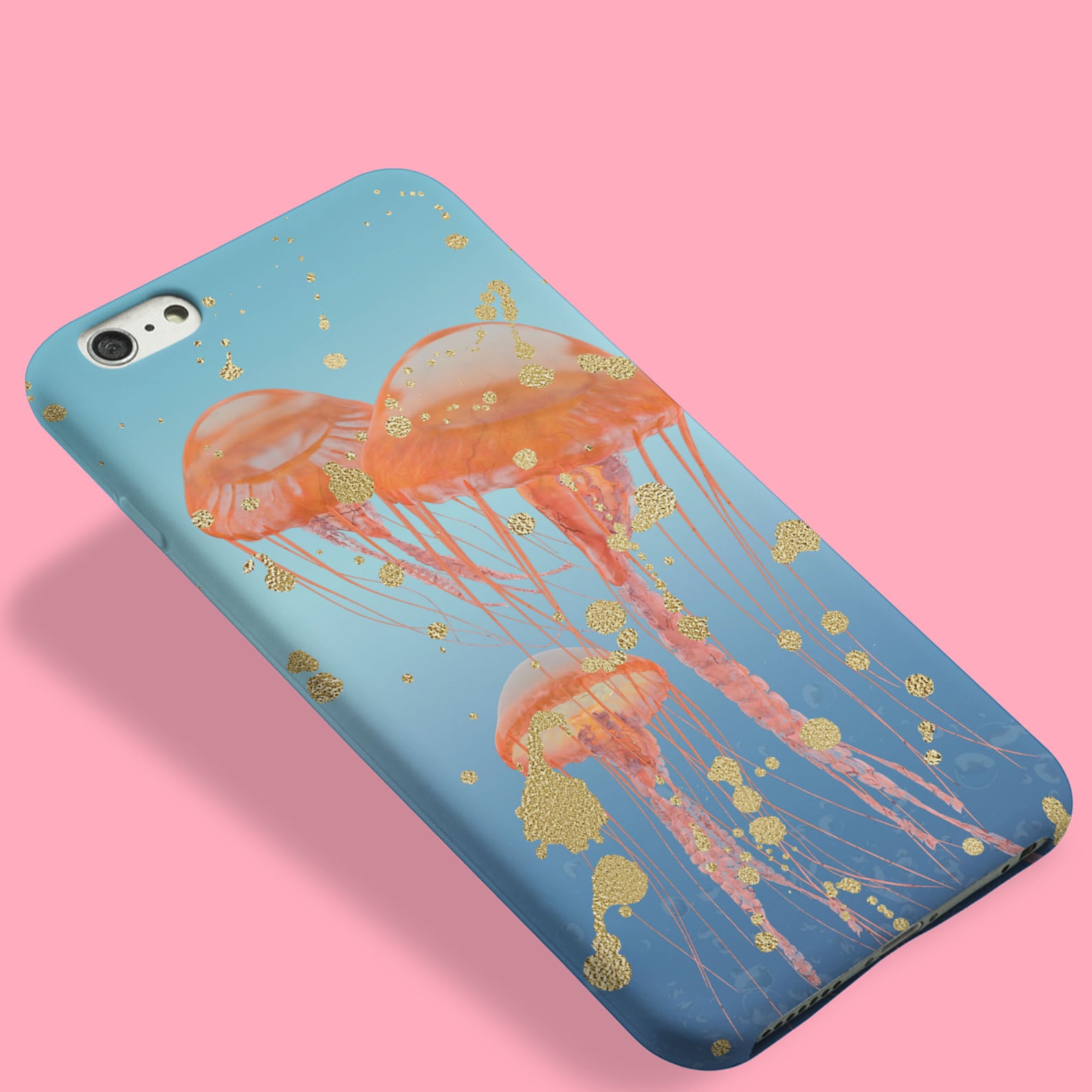 Jellyfish Phone Case Jellyfish Art Jelly Fish Pattern Etsy