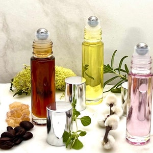 CHERRY, African Black Cherry and Wild Cherry Perfume Oils / Alcohol-Free / Vegan / Cruelty-Free / Roll On Perfume Bottles / Gift Bottles