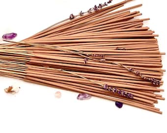 11 Inch UNSCENTED Blank Incense Sticks (Light Brown) Premium Punk 85-100 per Bundle, Guaranteed Fresh, Natural Long Burn Qty 100/200/300/500