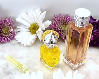 GOLDEN FLOWER Floral Perfume / Vegan / Alcohol-Free / Cruelty-Free / Paraben-Free / Exotic / Roll On / Unisex Gift / Luxury Perfume Bottles