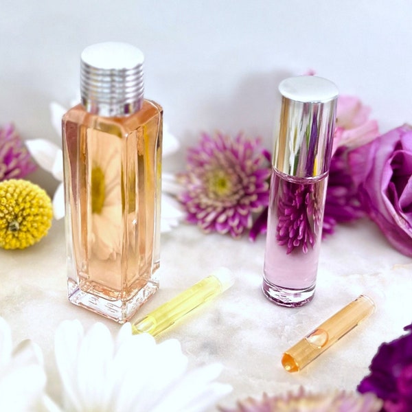 JASMINE TUBEROSE Floral Perfume / Alcohol-Free / Cruelty-Free / Exotic / Perfume Roller / Unisex Gift / Perfume Travel Bottle / Exotic