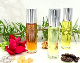 Cassia Perfume Oil Roll On - Warm Spicy Clean Vegan Fragrance - Alcohol Free & Cruelty Free