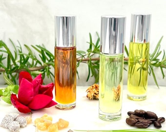 Aceite de perfume vegano de pimienta de Jamaica, una fragancia cálida, dulce y picante en roll-on, sin alcohol