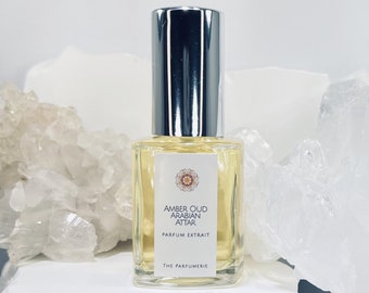 AMBER OUD ARABIAN Attar Essential Oil All-Natural Botanical Perfume Alcohol-Free Fragrance Vegan No-Synthetics Cruelty-Free, Phthalate-Free