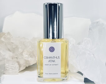 OSMANTHUS ATTAR Essential Oil Perfume, 100% All-Natural Botanical Osmanthus fragrans Sweet Olive No Synthetics, Vegan Fragrance Paraben-Free