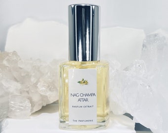 NAG CHAMPA Perfume ATTAR Essential Oil Fragrance No Synthetics Vegan Botanical All Natural Alcohol-Free Cruelty-Free Phthalate-Free, Essence
