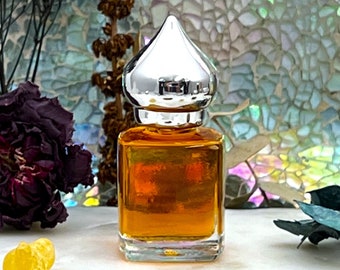 KHUS ATTAR - VETIVER Luxury Perfume Oil / Perfume Travel Bottle / Alcohol-Free Aroma / Cruelty-Free / Unisex / Parfumerie Scent / Fragrancia