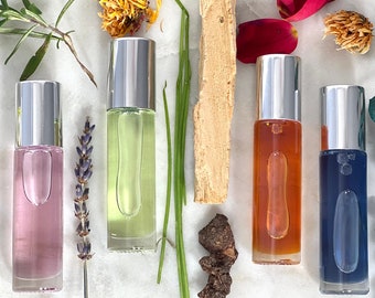Cardamom Moss Perfume Oil - Vegan Roll On Fragrance - Cruelty Free Spicy Woody Scent