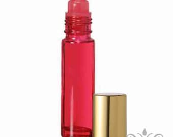 red gold perfume etsy